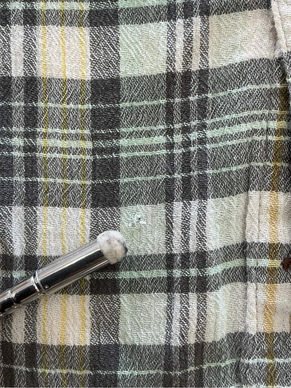 Patagonia A/C Short Sleeve Button Up Men’s XL Organic Cotton Green Plaid 52921